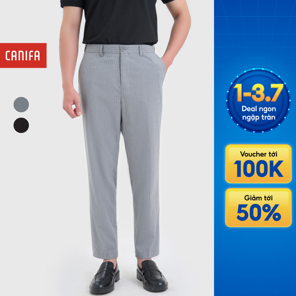 Quần âu nam CANIFA form Slim Fit ôm vừa vặn 8BP25S002