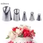 GCDHome 5 Cánh Hoa Thép Không Gỉ Đóng Băng Ống Vòi Phun Kem Đầu Bánh Kem Bánh Ngọt Dụng Cụ HOT