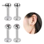 Một thế giới| 14 Chiếc Unisex Thép Không Gỉ Chống Dị Ứng Môi Mũi Móng Tay Tai Khuyên Bộ