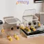 TMOY Dễ Thương Trong Suốt Để Bàn Thùng Rác Nhỏ Văn Phòng Có Giá Trị Cao Bao Bọc Bảo Quản Giỏ Giấy Rác Bàn Học Sinh Ký Túc Xá Thùng Chứa Đồ TMOY