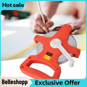 Belleshopp Cuộn thước dây đo tay chống áp suất cho các công cụ phần cứng DIY