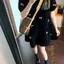 Đầm thời trang nơ cao cấp cho chị béo mùa hè Nữ phong cách mong muốn tinh khiết hơn Nhìn Plus Size Đầm hợp thời trang