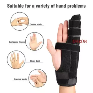 Nẹp gãy xương DARON, Hỗ trợ cố định Dây đeo cố định ngón tay đôi có thể điều chỉnh, Ngón tay kích hoạt Giảm nhẹ ngay lập tức Bảo vệ Bảo vệ Hỗ trợ Nẹp Metacarpal Chấn thương tay