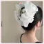 JRP Thời Trang Tuyn Nơ Lớn Đám Mây Lấy Kẹp Thanh Lịch Retro Nữ Lưới Sợi Đuôi Ngựa Bím Vuốt Kẹp Phụ Kiện Tóc Quà Tặng Mũ Đội Đầu JRP