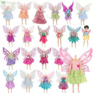 Quần áo búp bê YOLOGO Váy cổ tích, Váy gạc sáng bóng DY Handmake dễ thương, Váy cánh bướm thời trang 8 kiểu chất lượng cao cho đồ chơi phụ kiện búp bê 1 / 6 BJD & 30cm