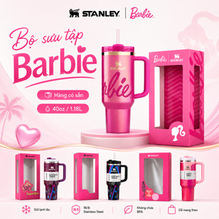Stanley x Barbie Icon Quencher H2.0 FlowState 40oz, cốc giữ nhiệt có tay cầm, không BPA, bộ sưu tập giới hạn