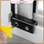 Cửa sổ trượt điện Tra Lo No Drill ABS cường độ cao Giới hạn có thể điều chỉnh Lo để bảo mật cửa sổ lâu trôi.