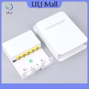 ULJ 5 cổng Bộ mở rộng PoE + + Gigabit ngoài trời, Bộ lặp PoE 1 trong 4 ra với IEEE802.3af 1000Mbps / at / btpatible IP65 Chống nước.