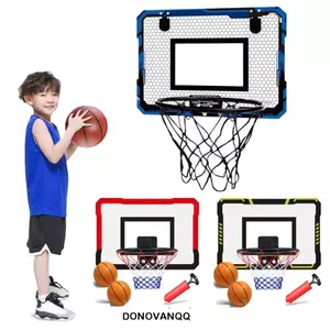 Bộ vòng bóng rổ Mini DONOVANQQ, trên cửa có thể gập lại Mục tiêu bóng rổ chơi trong nhà, Đa chức năng treo tường Dễ dàng lắp đặt Giá đỡ vòng lưới bóng rổ Trò chơi thể thao