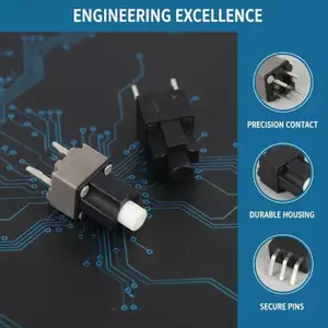 GE 1 / 5 Cái Kailh Vuông 2 Chân Chuột Micro Switch Cuộn Giữa Nút Phụ Kiện Cho Deathadder 2000 Chiều Cao 11.9mm VN