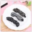 JRP Vintage Da Báo In Chấm Kẻ Sọc Chuối Tóc Cho Nữ Cô Gái Ngọt Ngào Tóc Trang Trí Kẹp Tóc Thời Trang Phụ Kiện Tóc Quà Tặng JRP