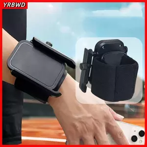 Giá đỡ điện thoại thể thao YRBWD, 360° Giá đỡ điện thoại dây đeo cổ tay thời trang xoay, Giá đỡ điện thoại có thể tháo rời hữu ích cho đồ thể thao ngoài trời đa năng