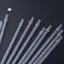 Maybest 10 Chiếc Ống Hút Nhựa Lấp Lánh Trắng 9 Inch Ống Hút Uống Cứng Có Thể Tái Sử Dụng Dài Cho Cốc Cốc Cốc Cốc {VN}