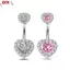 ECK Thời Trang Trái Tim Rốn Vòng Bụng Nút Xuyên Thép Không Gỉ Bụng Xuyên Trang Sức Cho Nữ Đi Biển Cơ Thể Xuyên HOT