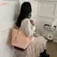 HFSHY Jelly Color PVC Túi Tote Trong Suốt Nữ Túi Đeo Vai Dung Tích Lớn Chống Thấm Nước Người Mua Sắm Túi Trong Suốt Top Tay Cầm Túi Xách VN