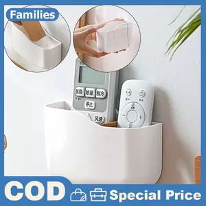 Treo Tường Lưu Trữ Ra Đa Năng Sắp Xếp Điều Khiển Từ Xa Hộp Bảo Quản Cho Tivi Điều Hòa Điện Thoại Cắm Treo Giá Đỡ