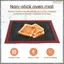 2 Tấm Thảm Nướng Bánh Silicon, Tấm Lót Lưới Đục Lỗ Lót Lò Nướng Chống Dính, Thảm Bánh Mì Nướng, Có Hai Mặt