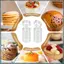 10 Gói Vòng Tart Inox 5Cm, Nhẫn Mousse Bánh Đục Lỗ Chịu Nhiệt, Dụng Cụ Nướng Bánh Vòng Tròn