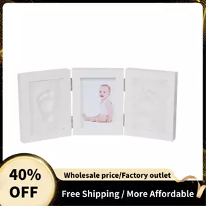 5 Inch Tri-Fold Không Có Nắp Sơ Sinh Bé Tay In Hình Khung Hình Sơ Sinh Cho Bé Chân In Hình Khung Hình Sơ Sinh Đồ Chơi Cho Bé Quà Tặng Quà Lưu Niệm DIY Quà Tặng Đồ Chơi