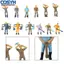 <cosyh>Workers Figures 100% Brand New 12 Pcs Figures High Quality Railway Workers