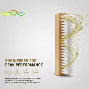 Dụng cụ tẩy lông ván trượt tuyết Tay cầm tiện dụng Lông Nylon để hoàn thiện mịn màng Vệ sinh hiệu quả Lý tưởng cho câu lạc bộ và cửa hàng cho thuê [MỚI]