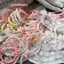 Bộ vòng tay hạt đầy màu sắc đàn hồi cho bé gái Tiệc sinh nhật ủng hộ Pinata Goodie Bag Filler Ý tưởng quà tặng độc đáo