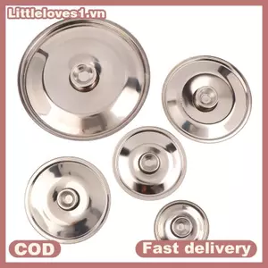 Littleloves1 10-26cm Nắp Nồi Tròn Thiên Thép Không Gỉ Nắp Nồi Thay Thế Đa Năng Nhà Bếp Nắp Thực Phẩm Đồ Dùng Nhà Bếp VN