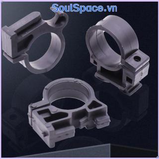 SOULSPACE 1 Cặp Kẹp Cố Định, 3 Kiểu Kẹp Dụng Cụ Nhựa Nhựa, Đầu Đèn Đen Chất Lượng Cao Lắp Ráp Phụ Kiện Xe Đạp Điện