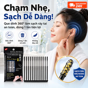 🔥sốc🔥Que Dính Vệ Sinh Tai Dùng Một Lần|Cây Lấy Ráy Tai Dính Xoắn 360 Tiện Lợi|Tăm Bông Dính Lấy Ráy Tai An Toàn Sạch S