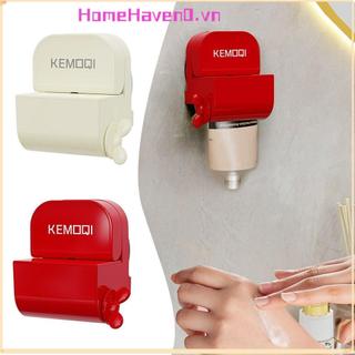 Hộp đựng kem đánh răng HOMEHAVEN, Máy ép kem đánh răng không đục lỗ bằng tay, Phụ kiện phòng tắm Giá đựng cốc hút Giá đựng đồ kẹp Sữa rửa mặt