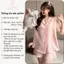 Set Pyjama Cộc Cổ Vest Hoạ Tiết Hoa Nhí S05 LIPU
