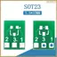 SOT23 SOT23-3 Biến SIP3 Hai Mặt SMD Chuyển Sang DIP SIP3 Adapter Chuyển Đổi SOT SIP IC Ổ Cắm Bộ Tự Làm