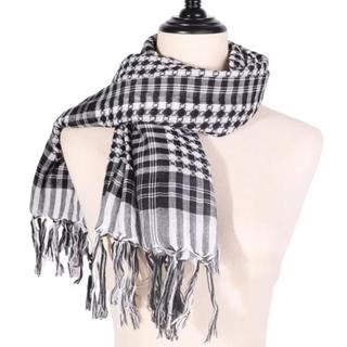 Khăn quàng cổ đầu NCE và shemagh Ả Rập cỡ lớn, phù hợp cho nam nữ với tua rua