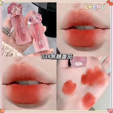 [Phong cách hot] Bút chì môi kem mờ - Tinh tế và mềm mại, giàu màu sắc, pha trộn tốt, làm sáng tông màu da, Son bóng mờ dễ thương. Bùn môi kem tinh tế và mềm mại, cung cấp col phong phú