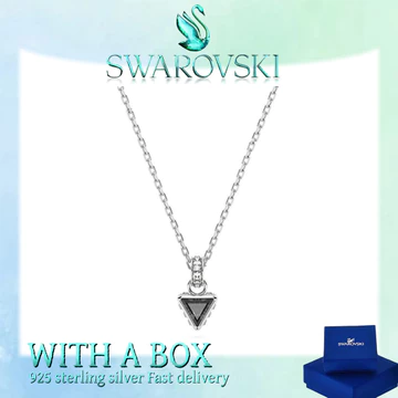 Đại lý mua cao cấp cho trang sức Swarovski làm bằng bạc nguyên chất Vòng cổ Swarovski STILLA Vòng cổ nữ Vòng cổ đơn giản cổ nguyên chất cổ không phai cổ chuỗi cổ