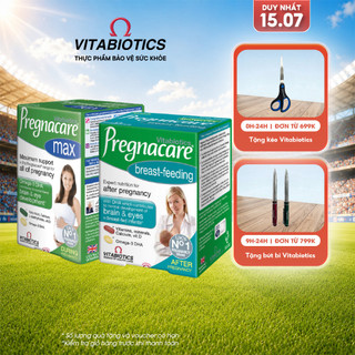 Combo 2 Hộp TPBVSK PREGNACARE Max và Pregnacare Breast Feeding Bổ Sung Vitamin và Khoáng Chất