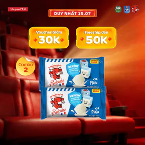 Combo 2 phô mai vuông Belcube vị sữa 24C 125Gx15