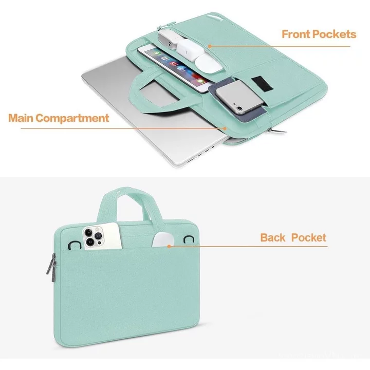 Túi đeo vai máy tính xách tay MOSISO Tương thích với MacBook Pro 16 inch M5 M4 M3 M2 M1 2026-2019 / Pro 15 A1398, Máy tính xách tay HP Acer Dell Lenovo ASUS, Vỏ tay áo ba lỗ bằng vải Polyester, Mi