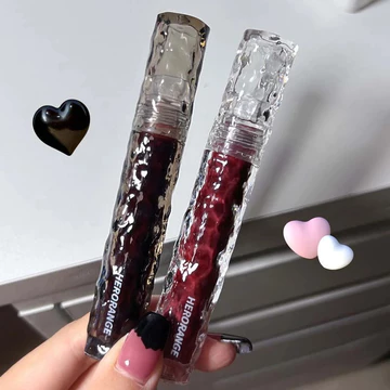 son black rouge son bóng black rouge Không trang điểm Làm trắng da tuyệt vời!Glacier Blackened Mirror Series Lip Glaze Water Gloss Dưỡng ẩm Dưỡng ẩm Sinh viên Son môi có giá trị cao