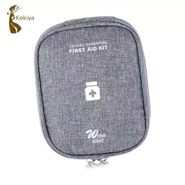 Túi đựng thuốc có bốn ngăn, Dụng cụ sắp xếp thuốc, Túi sơ cứu, Hộp khẩn cấp nhỏ gọn làm bằng vải Oxford cho gia đình, du lịch, Ch