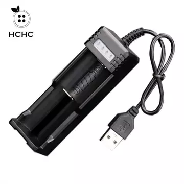 HCHC Pin Sạc USB Sạc Thông Minh An Toàn Sạc Pin Lithium Li-ion Pin Tự Động Dừng Sạc 18650 Đế Sạc Pin