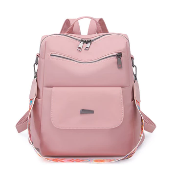 Women's Korean-Style Canvas Backpack – Large
