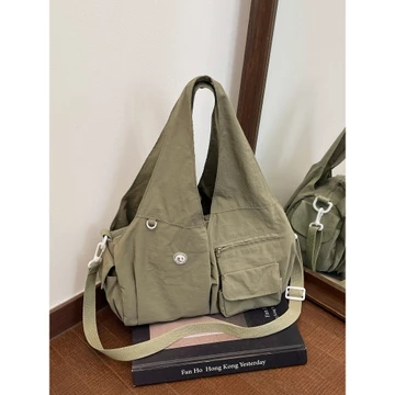 Women's Korean-Style Nylon Tote Bag – Large, Mini, for Work