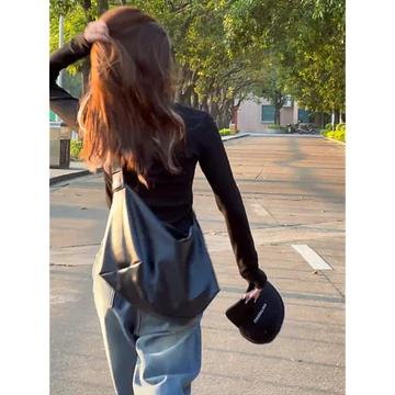 Women's Underarm Bag – Large, for Work, Black