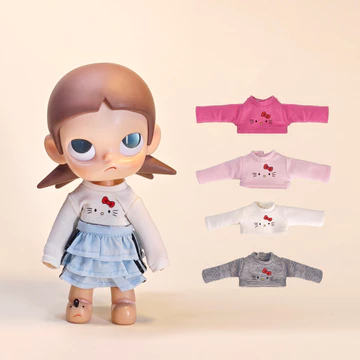 Quần áo trẻ em KT dài tay phù hợp với tất cả các trận đấu dài tay Tzsiga Gazi Sister Quần áo trẻ em in hình dài tay 1 / 8bjd Quần áo trẻ em 10CM Quần áo trẻ em