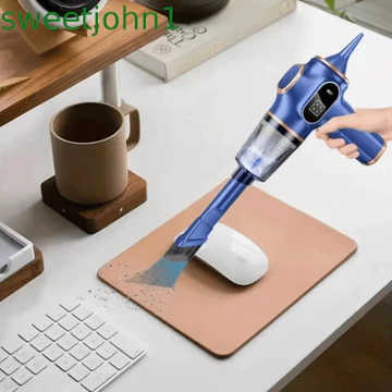 Máy hút bụi ô tô SWEETJOHN, Màn hình LCD hút cao 120W Máy hút bụi không dây, Công suất cao Loại bỏ bụi kép 4500Pa Máy hút bụi cầm tay Vệ sinh ô tô