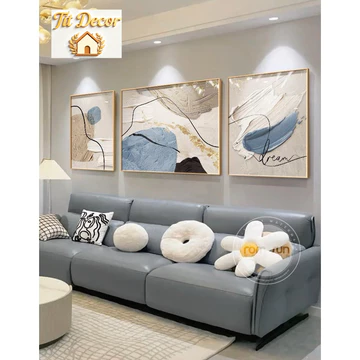 [HN] bộ 3 tranh trừu tượng tranh canvas treo tường decor trang trí phòng ngủ, phòng khách,phòng ngủ,phòng làm việc,..286