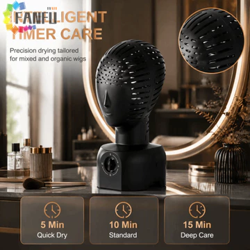 FANFUZOUZU Tóc Giả Máy Sấy Tự Động, Sấy Nhanh Cài Đặt Nhanh Định Hình Máy Sấy Tóc, Dụng Cụ Sấy Tích Hợp Đúc Tóc Giả Tóc Giả Sấy Chịu Nhiệt Nhanh Máy Sấy Salon