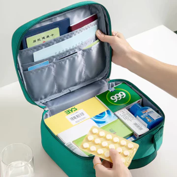 Ký Túc Xá Sinh Viên Hộp Thuốc Nhỏ Di Động Hộ Gia Đình Dân Cư Túi Đựng Thuốc Hộp Bảo Quản Thuốc Dung Tích Lớn Chăm Sóc Y Tế Sơ Cứu Hộp Thuốc