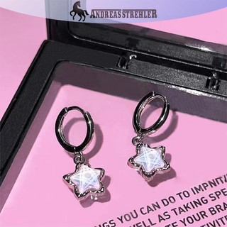 Onetimingfine Gothic Dễ Thương Giấc Mơ Cổ Tích Ánh Trăng Đá Ngôi Sao Mặt Dây Chuyền Bông Tai Cho Egirl Y2K EMO 2000s Bông Tai Kẹp Goth Vintage Phụ Kiện Trang Sức VN